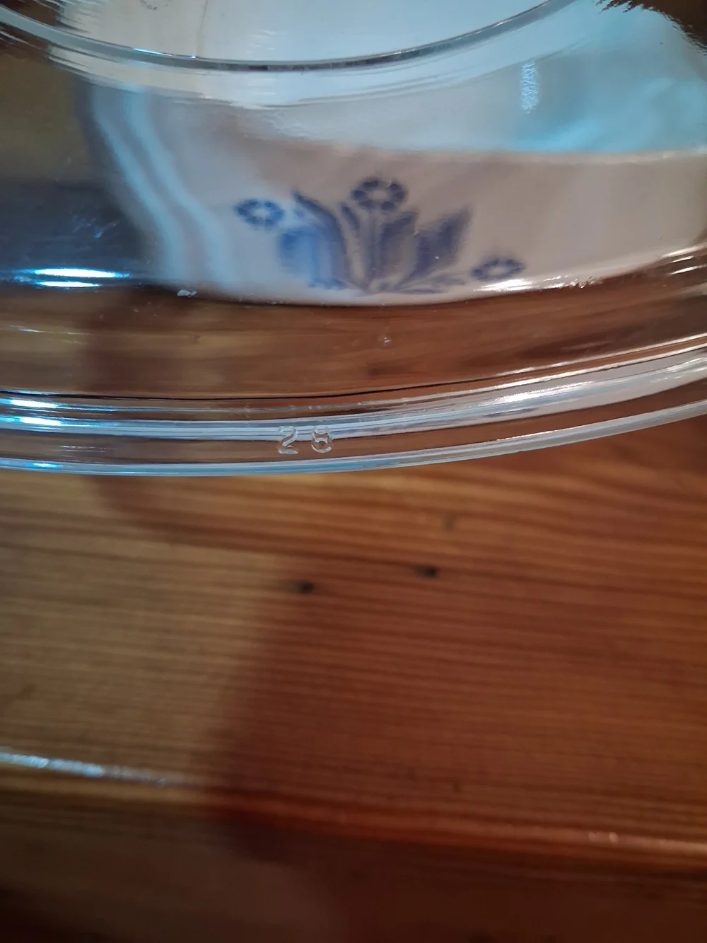 Corningware White Casserole Dishes with Blue Cornflower and Glass Lid